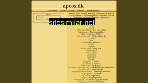 apcos.dk alternative sites