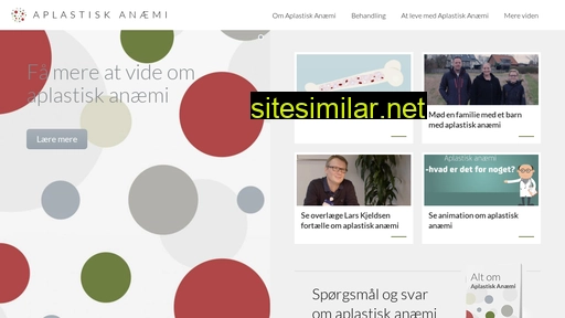 aplastiskanaemi.dk alternative sites