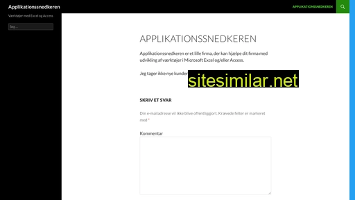 applikationssnedkeren.dk alternative sites