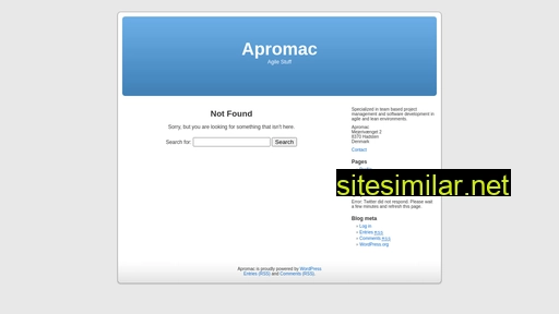 apromac.dk alternative sites