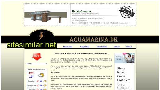 aquamarina.dk alternative sites