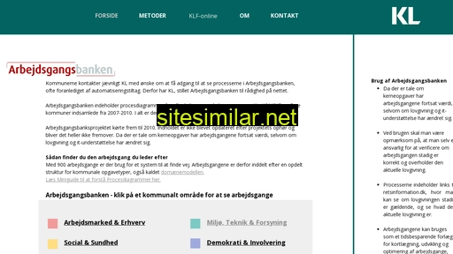 arbejdsgangsbanken.dk alternative sites