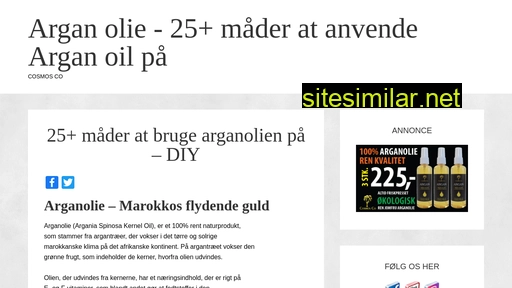 arganoil.dk alternative sites