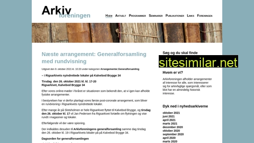 arkivforening.dk alternative sites