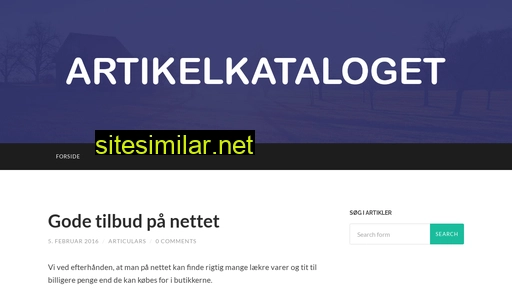 artikelkataloget.dk alternative sites