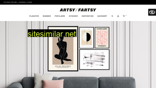 artsyfartsy.dk alternative sites