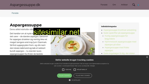 aspargessuppe.dk alternative sites