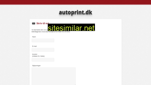 autoprint.dk alternative sites