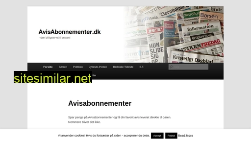 avisabonnementer.dk alternative sites