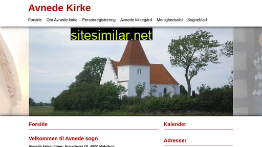 avnede-kirke.dk alternative sites