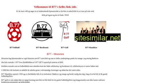 b77.dk alternative sites