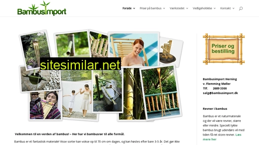 bambusimport.dk alternative sites