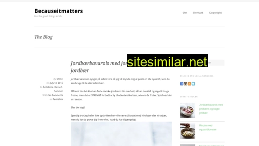 becauseitmatters.dk alternative sites