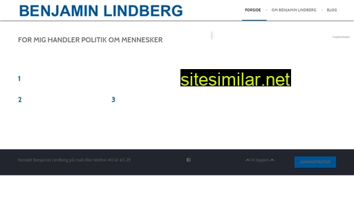 benjaminlindberg.dk alternative sites