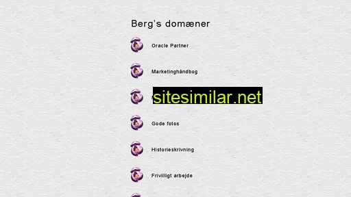 berg.dk alternative sites