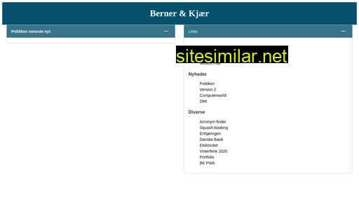 berner-kjaer.dk alternative sites