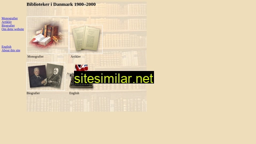 bibliotekshistorie.dk alternative sites
