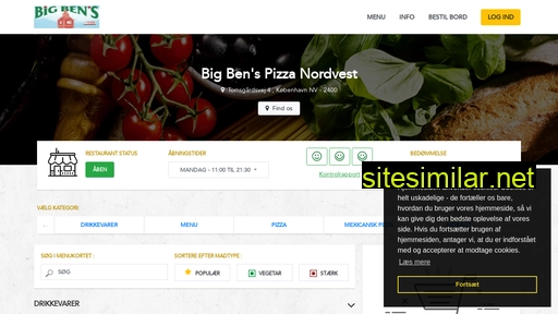 bigbenspizza.dk alternative sites