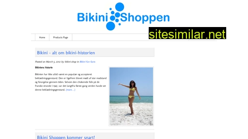 Bikini-shoppen similar sites