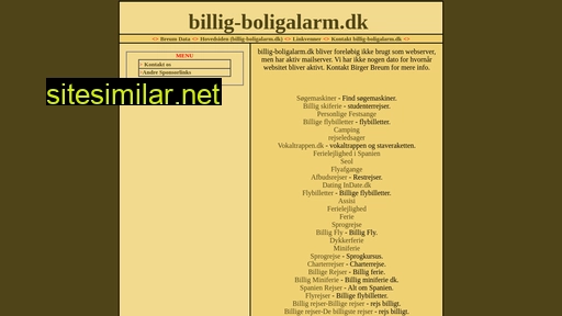 billig-boligalarm.dk alternative sites