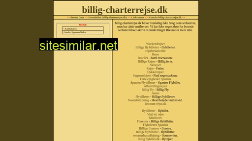 billig-charterrejse.dk alternative sites
