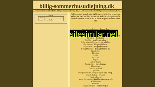 billig-sommerhusudlejning.dk alternative sites