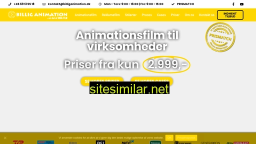 billiganimation.dk alternative sites