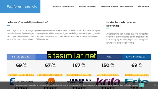 billige-fagforeninger.dk alternative sites
