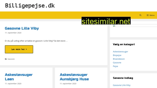 billigepejse.dk alternative sites
