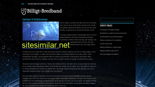 billigt-bredband.dk alternative sites