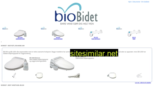 biobidet.dk alternative sites