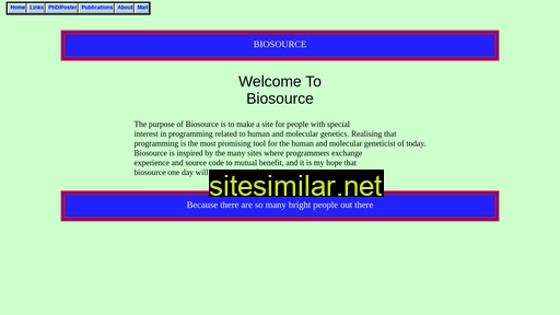 biosource.dk alternative sites