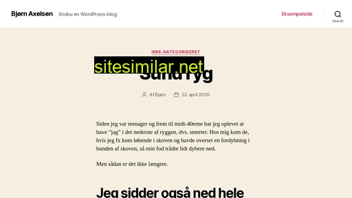 bjornaxelsen.dk alternative sites