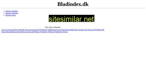 bladindex.dk alternative sites