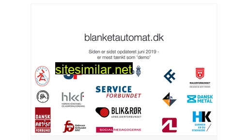 blanketautomat.dk alternative sites