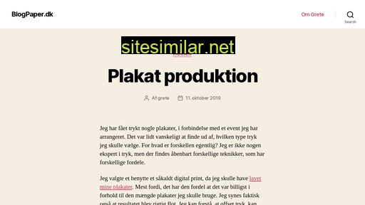 blogpaper.dk alternative sites