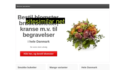 blomster-specialisten.dk alternative sites