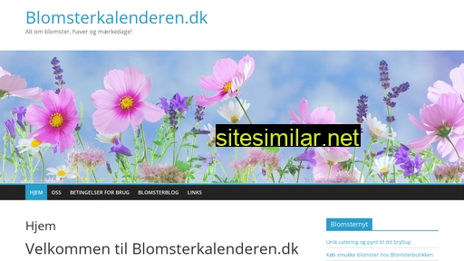 blomsterkalenderen.dk alternative sites