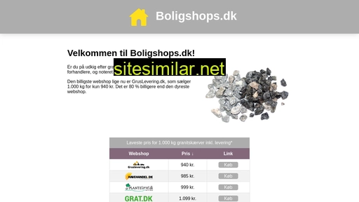 boligshops.dk alternative sites