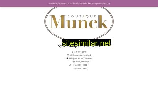 boutique-munck.dk alternative sites