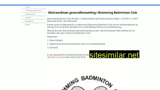 brammingbadmintonclub.dk alternative sites