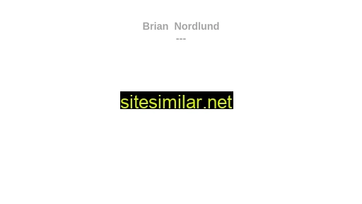 briannordlund.dk alternative sites
