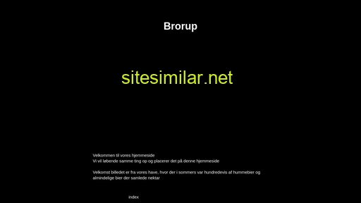 brorup.dk alternative sites