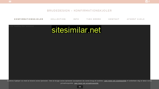 brudedesign-konfirmationskjoler.dk alternative sites