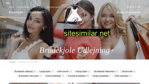 brudekjolerbillige.dk alternative sites