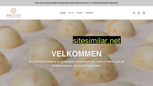 bruunschokolade.dk alternative sites