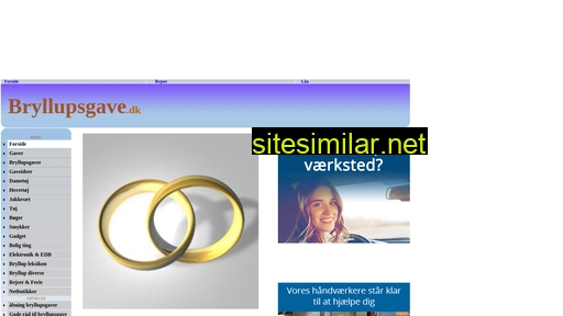 bryllupsgave.dk alternative sites