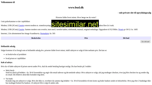 bud.dk alternative sites