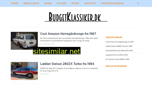 budgetklassiker.dk alternative sites