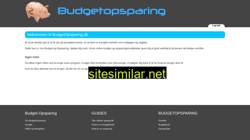 budgetopsparing.dk alternative sites